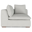 Pemberly Row 2-Seater Modular Sofa in Cloud Grey Performance Fabric