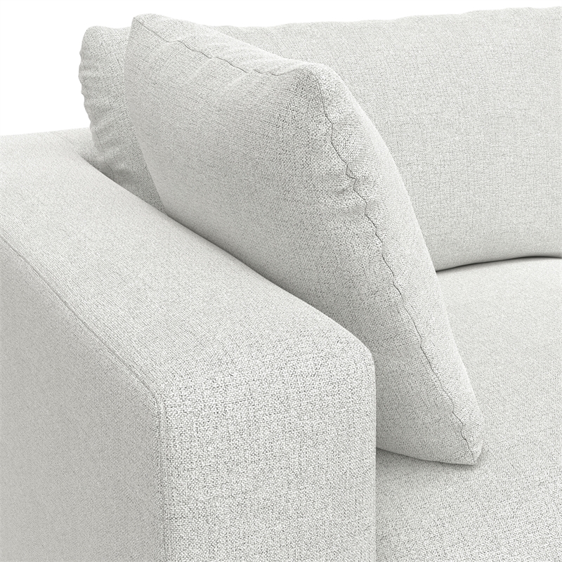Pemberly Row 2-Seater Modular Sofa in Cloud Grey Performance Fabric
