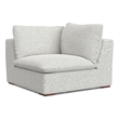 Pemberly Row Corner Sofa Module in Cloud Grey Performance Fabric