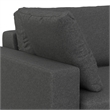 Pemberly Row Right-Facing Sectional Sofa in Pebble Gray Performance Fabric