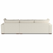 Pemberly Row Right-Facing Sectional Sofa in Cream Performance Fabric