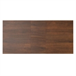 Pemberly Row Transitional Extendable Dining Table in Walnut Veneer