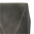 Pemberly Row Contemporary Cast Aluminum Side Table in Graphite Finish