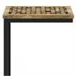 Pemberly Row 11 in Wide Metal C Side Table in Natural Finish