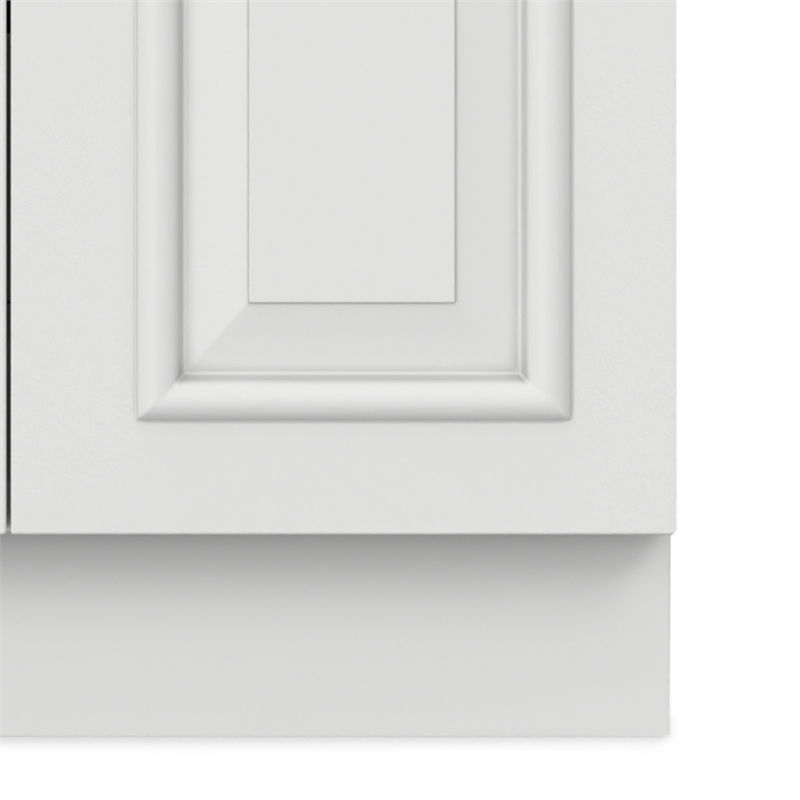 Pemberly Row 20-Inch Utility Sink and Cabinet in Pure White