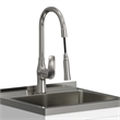 Pemberly Row 20-Inch Utility Sink and Cabinet in Pure White