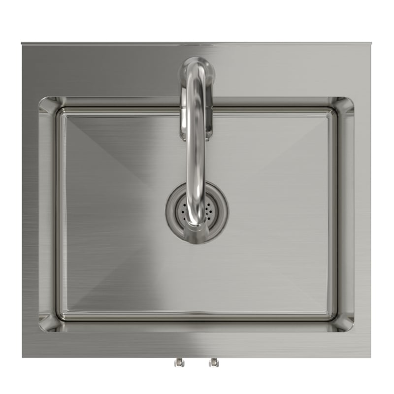 Pemberly Row 20-Inch Utility Sink and Cabinet in Pure White