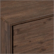 Pemberly Row Sideboard Buffet in Distressed Charcoal Brown with Storage