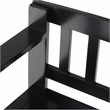 Pemberly Row Pine Entryway Storage Bench in Black Finish