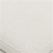 Pemberly Row Cube Storage Ottoman with Tray in Ivory Boucle Upholstery