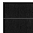 Pemberly Row 60 in Mid-Century Bookcase with Storage in Black Finish