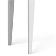 Pemberly Row 54 in Mid-Century Console Sofa Table in White Finish