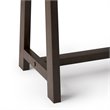 Pemberly Row 1 Drawer Wood Nightstand in Dark Chestnut Brown