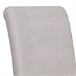 Pemberly Row Parson Dining Chair Set of 2 in Light Beige Linen Look Fabric