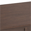 Pemberly Row 48-Inch Solid Wood Transitional Desk in Russet Brown