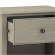 Pemberly Row 24 in Solid Wood Bedside Nightstand Table in Distressed Gray