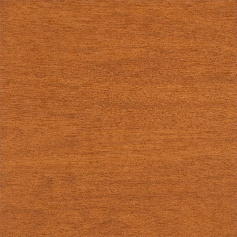 Pemberly Row Mid Century Bedside Table with Drawers in Teak Brown