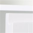 Pemberly Row Bathroom Tower with Tempered Glass in Pure White
