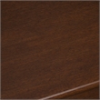 Pemberly Row Solid Wood Side Table with 2 Drawers in Auburn Brown