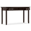 Pemberly Row 54 Inch Desk and 30 Inch Bookcase Russet Brown Set of 2