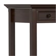 Pemberly Row 54 Inch Desk and 30 Inch Bookcase Russet Brown Set of 2
