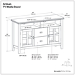 Pemberly Row Solid Wood 48