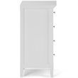 Pemberly Row 32 Inch Four Drawer Bath Cabinet in Pure White Finish
