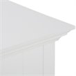 Pemberly Row 32 Inch Four Drawer Bath Cabinet in Pure White Finish