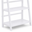 Pemberly Row Solid Wood Transitional Bookcase with White Finish