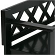 Pemberly Row 48 in Solid Pine Entryway Bench in Black