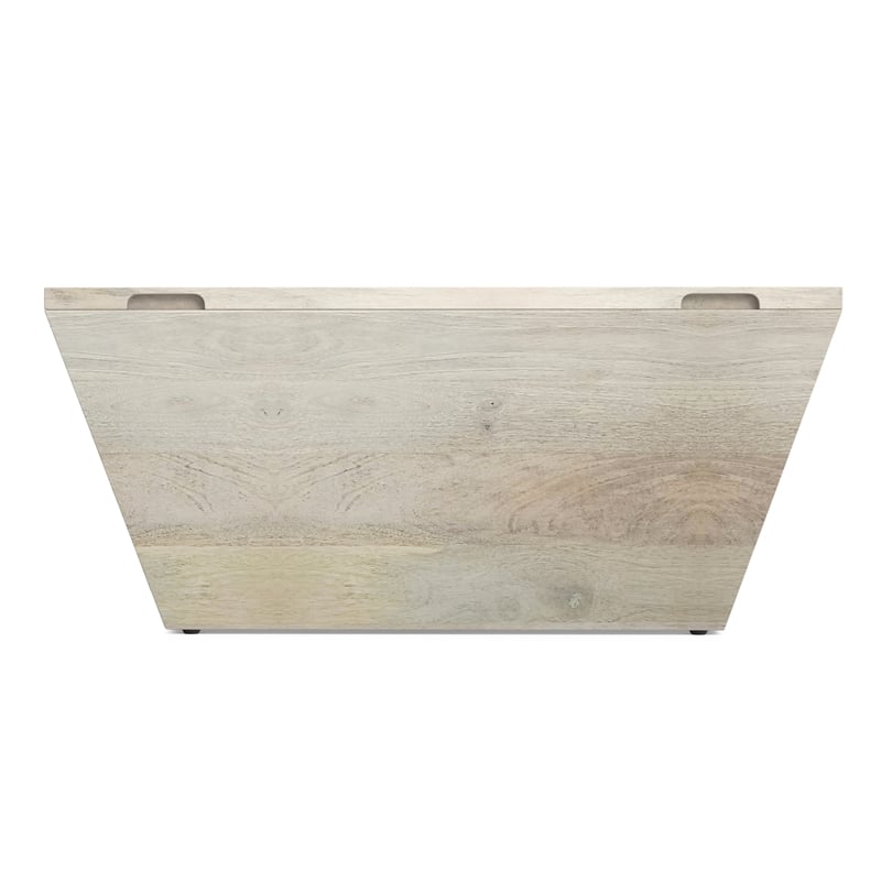 Pemberly Row 36 in Lift-Top Coffee Table Mango Wood White Wash