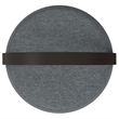 Pemberly Row 16 in Wide Contemporary Linen Footstool in Grey
