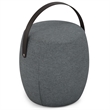 Pemberly Row 16 in Wide Contemporary Linen Footstool in Grey