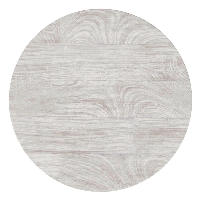 Pemberly Row 16 in Mango Accent Table in White Wash Finish