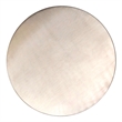 Pemberly Row Johnsen 18 in Metal Accent Table with Web Pattern in Silver