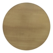 Pemberly Row 16 in Wide Metal Side Table in Antique Brass Finish