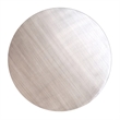 Pemberly Row Geometric Pattern Metal Accent Table in Antique Silver