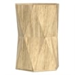 Pemberly Row 16 in Wide Mango Wood End Table in Natural Finish