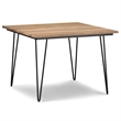 Pemberly Row 5-Piece Dining Set with Mango Wood Table in Black