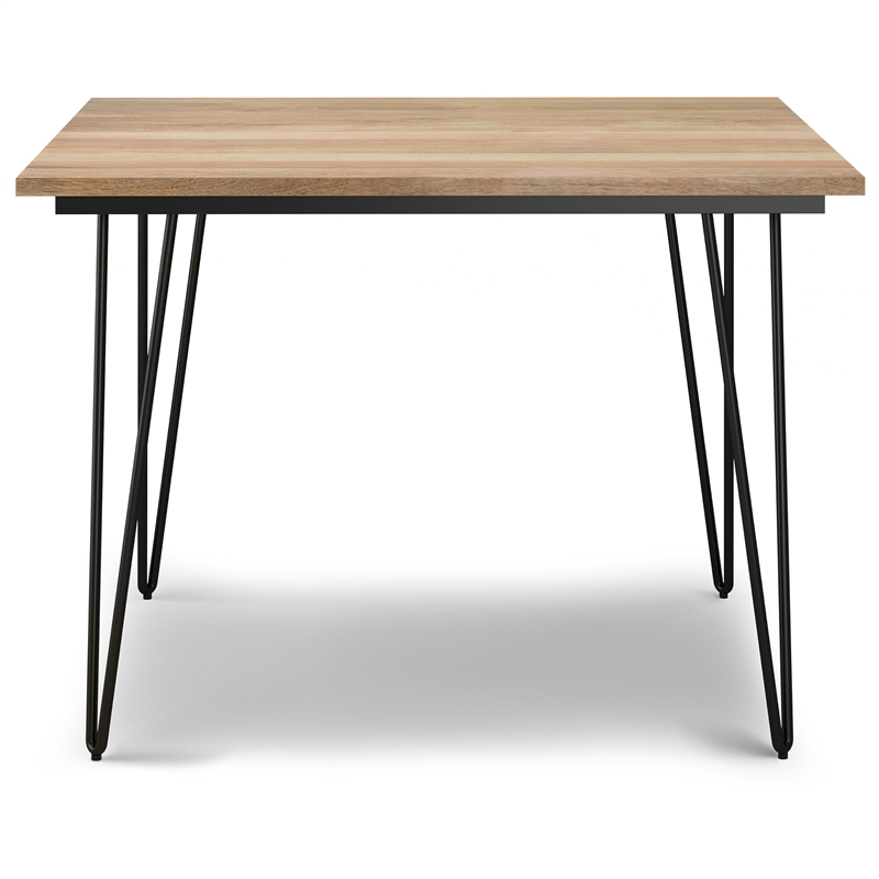 Pemberly Row 5-Piece Dining Set with Mango Wood Table in Black