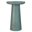 Pemberly Row Accent Table in Mango Wood Teal Wash Finish Round Design