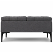 Pemberly Row Lift Top Storage Ottoman in Slate Gray Linen