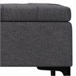 Pemberly Row Lift Top Storage Ottoman in Slate Gray Linen