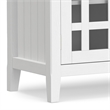 Pemberly Row Transitional TV Media Stand in White for TVs up to 60 Inches