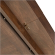 Pemberly Row Modern Extendable Dining Table with Walnut Veneer 66-84