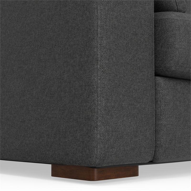 Pemberly Row 78-inch Oversized Sofa in Pebble Grey Performance Fabric