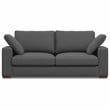 Pemberly Row 78-inch Oversized Sofa in Pebble Grey Performance Fabric