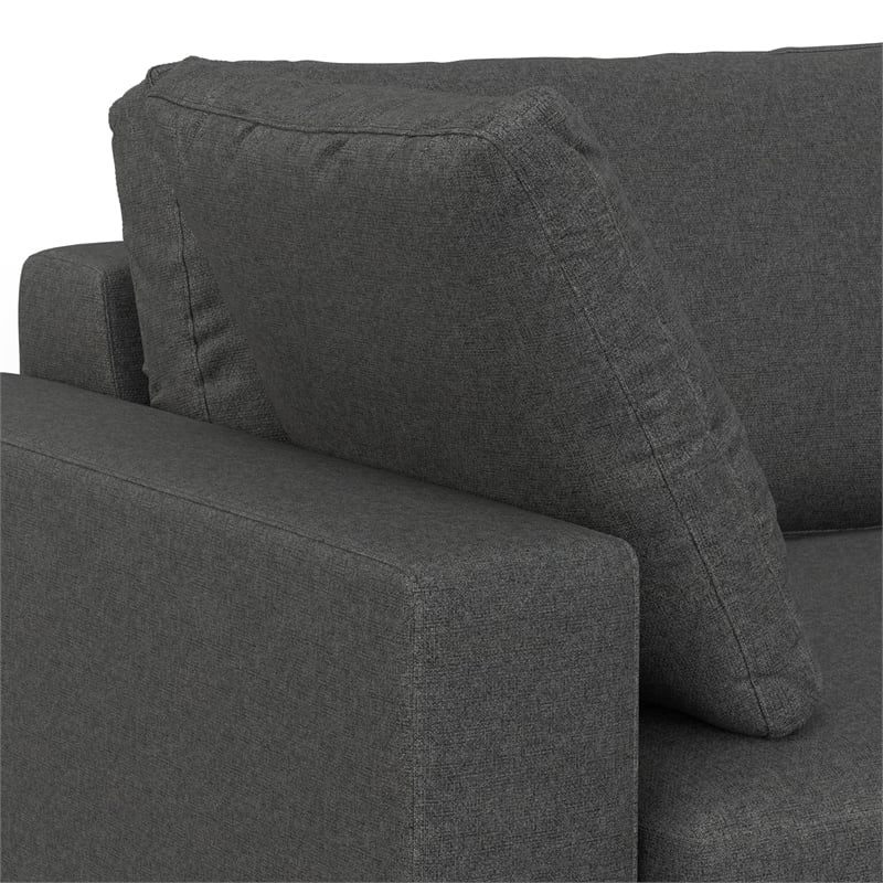 Pemberly Row 78-inch Oversized Sofa in Pebble Grey Performance Fabric