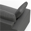 Pemberly Row 78-inch Oversized Sofa in Pebble Grey Performance Fabric