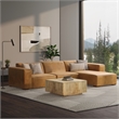 Pemberly Row Right-Facing Modular Sectional Sofa in Sienna Leather